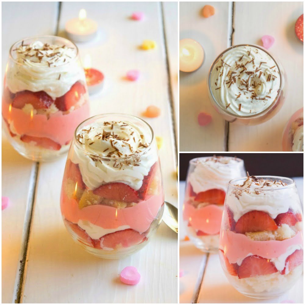 Valentine’s Day English Custard Trifle for Two