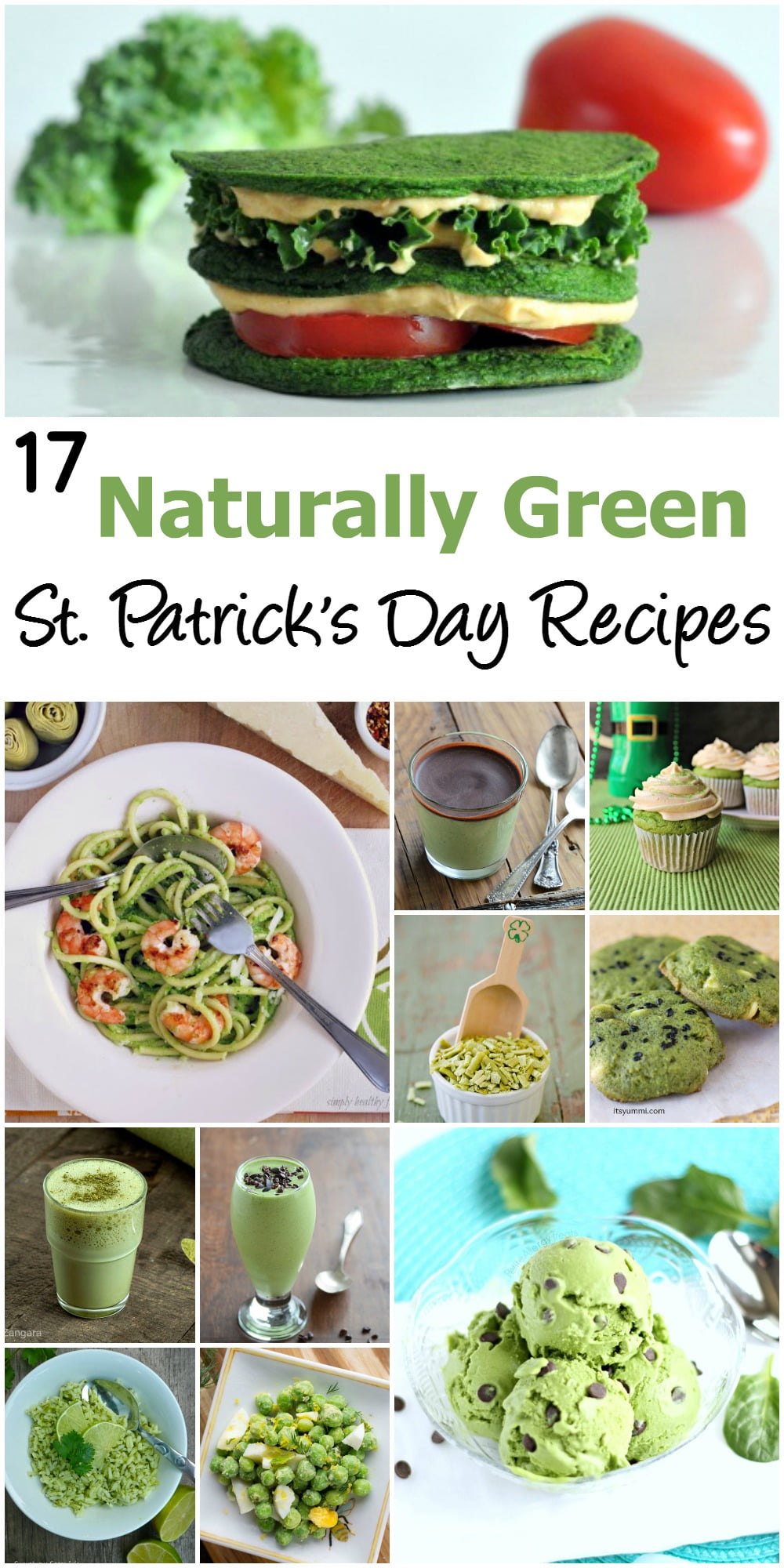 17 Naturally Green Recipes for St. Patrick's Day ~ ItsYummi.com